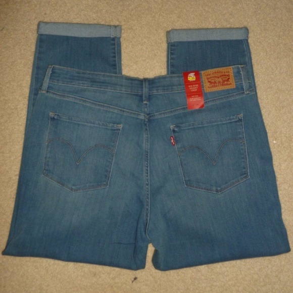 Levi's Denim - Womens Levis Mid Rise Skinny Crop Jeans Size W33